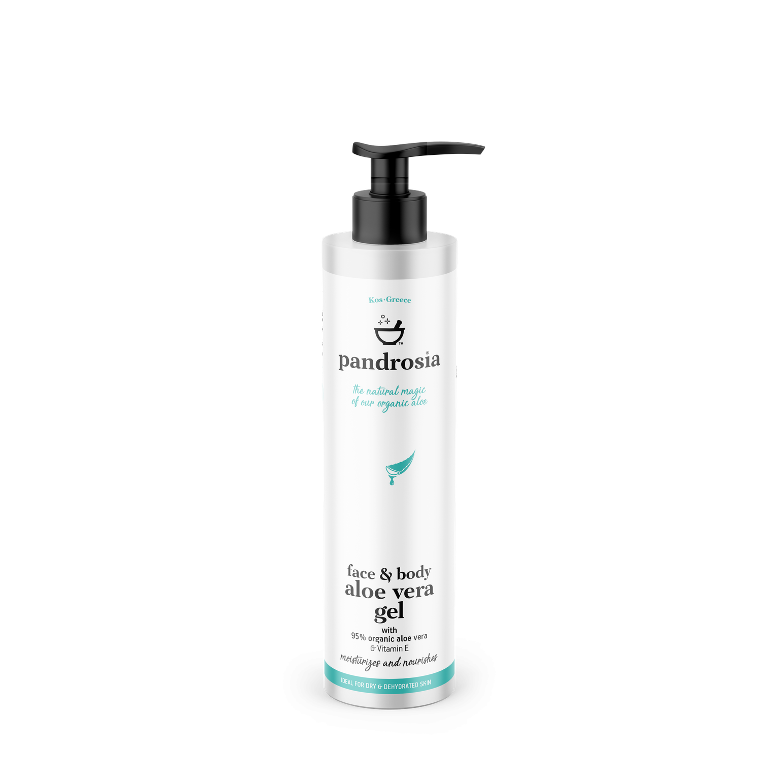 Aloe-Vera-Gel für Gesicht & Körper – 95 % Bio-Aloe Vera & Vitamin E (200 ml)